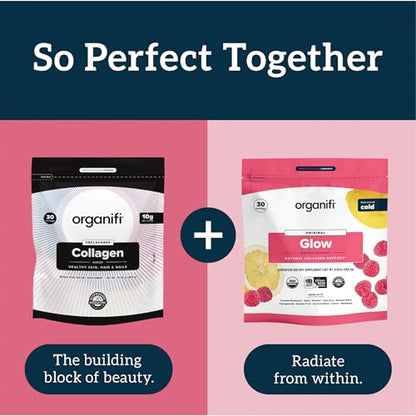 Organifi Collagen Powder - Fuller Hair, Stronger Nails, and Radiant Skin - Replenish OrganifiBuy Supplements Australia