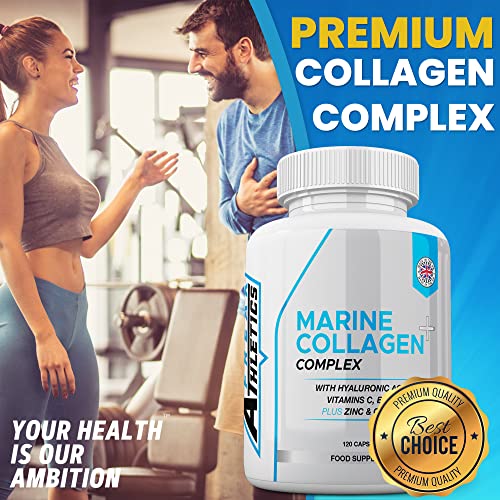 Marine Collagen 1000mg - Type 1 Hydrolysed Collagen - Enhanced with Hyaluronic Acid, Vitamin C Freak AthleticsBuy Supplements Australia