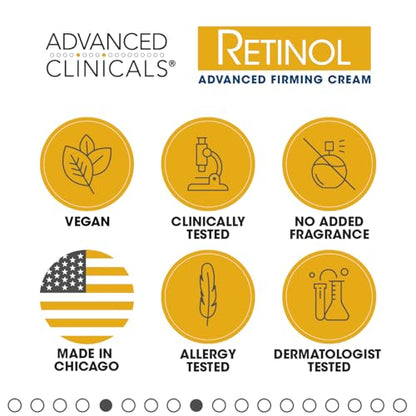 Advanced Clinicals Retinol Body Cream + Green Coffee Bean Oil Slim & Tighten Body Lotion Advanced ClinicalsBuy Supplements Australia