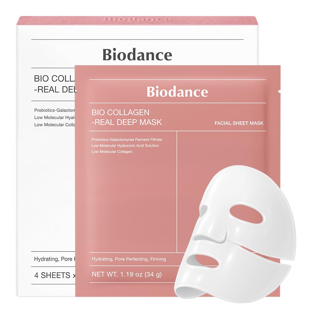 BIODANCE Bio-Collagen Real Deep Mask, Hydrating Overnight Hydrogel Face Mask