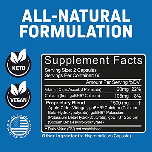 Herbtonics Apple Cider Vinegar Capsules Plus Keto BHB | Fat Burner & Weight Loss HerbtonicsBuy Supplements Australia