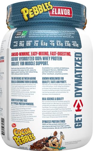 Dymatize ISO100 Hydrolyzed Protein Powder, 100% Whey Isolate Protein, 25g of Protein DymatizeBuy Supplements Australia