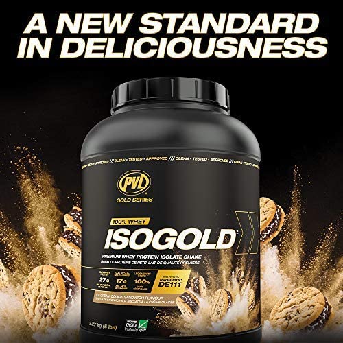PVL ISO Gold – Grass Fed - Premium Isolate 100% Whey Protein Shake - Orange Krush'd - 908 g PVLBuy Supplements Australia