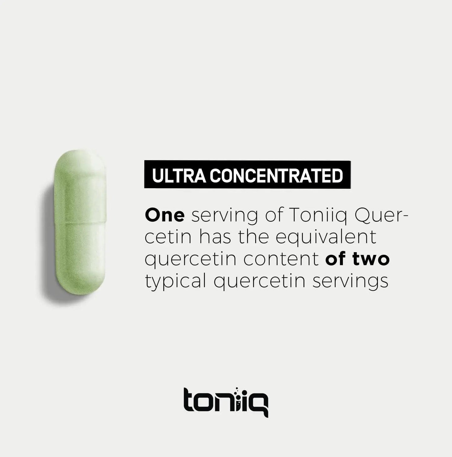 Toniiq Ultra High Purity Quercetin Capsules - 95%+ Highly Purified and Bioavailable - 1000mg Per Serving - 120 Capsules Quercetin Supplement Toniiq buy supplements Au