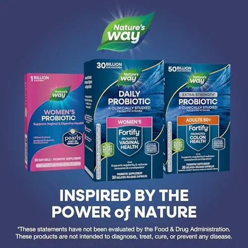 Nature’s Way Fortify Women’s Probiotic, 30 Billion Live Cultures, 11 Strains, Prebiotic, 30 Capsules Nature's WayBuy Supplements Australia