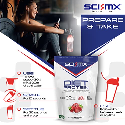 SCI-MX Diet Protein, High Protein, Low Sugar, Low Fat Lean Protein Formula Powder with Added CLA SCI-MXBuy Supplements Australia
