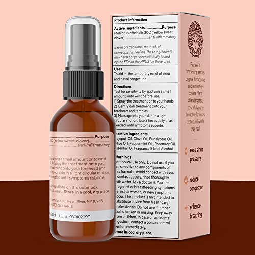 Breathe Blend Essential Oil Sinus Spray | Best Therapeutic Grade Essential Oils for Sleep Marie OriginalsBuy Supplements Australia