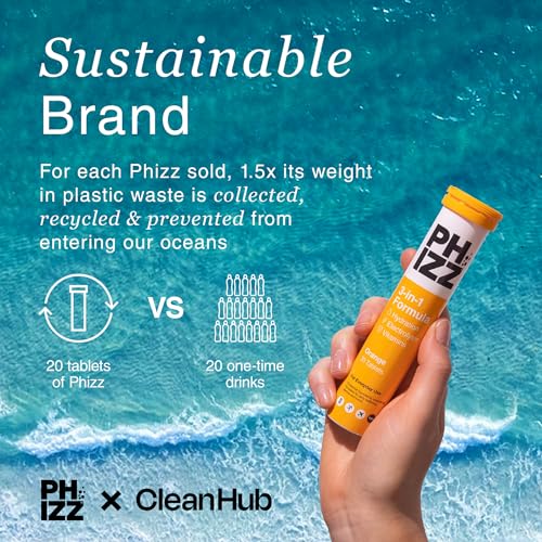 Phizz Electrolytes, Multivitamin & Hydration Tablets - 20 Effervescent Rehydration Electroly PhizzBuy Supplements Australia