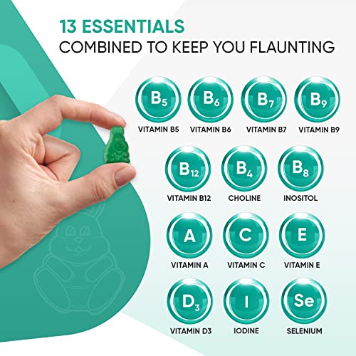 Biotin Gummies 5000mcg - with Vitamin A, B, C, D, E & Selenium – 120 Hair Nails and Skin maxmedixBuy Supplements Australia