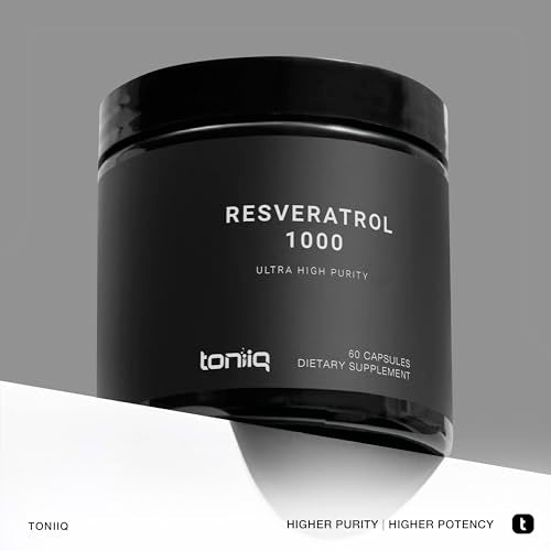 Ultra High Potency Third-Party Tested Trans Resveratrol 1000mg - 98% Pure ToniiqBuy Supplements Australia