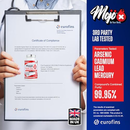 𝗠𝗢𝗝𝗢™ 𝗠𝘂𝗹𝘁𝗶-𝗩𝗜𝗧 - 𝟭𝟮𝟬𝘅 '𝗢𝗻𝗲 𝗮 𝗗𝗮𝘆' 𝗠𝘂𝗹𝘁𝗶-𝗩𝗶𝘁𝗮𝗺𝗶𝗻 & Minerals for Women Men - Enhance MojoBuy Supplements Australia