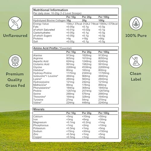 100% Pure Collagen Powder Protein Peptides - General Healthcare 300g Supplement General HealthcareBuy Supplements Australia