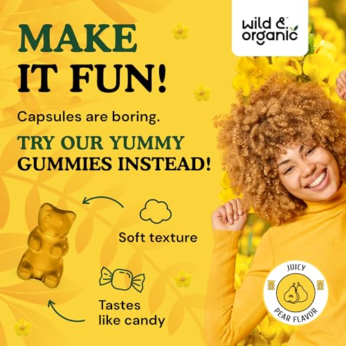 Wild & Organic Mullein Gummies - Daily Dietary Supplement for Respiratory, Digestive Wild & OrganicBuy Supplements Australia