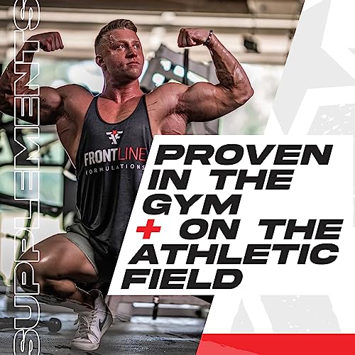 FRONTLINE FORMULATIONS Pumpageddon, Non Stim Pre-Workout Powder, Explosive Workouts, Insane Endurance, Skin Splitting Pumps, Veteran Owned and Operated, Packaging May Vary (25 Servings, Peach Rings)