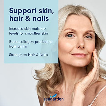 Seagarden Marine Collagen Capsules + Vitamin C | Collagen Peptides (Type I & III) SEAGARDENBuy Supplements Australia