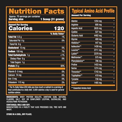 BPI Sports ISO HD Isolate Protein Vanilla Cookie, 76.8 oz - 69 Servings BPI SportsBuy Supplements Australia
