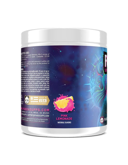 Underground Bio Labs Panda Supps Focus Super Nootropic 3.0, Energy, Clarity, Mood,Creativity,Vision, 300MG Alpha GPC,1.5G L-Tyrosine, Lions Mane, AstraGin™ (30 Servings) (Pink Lemonade 3.0) Underground Bio LabsBuy Supplements Australia