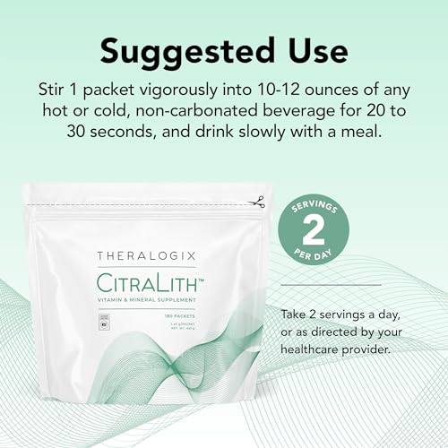 Theralogix CitraLith Vitamin & Mineral Supplement - 90-Day Supply - Kidney Health TheralogixBuy Supplements Australia