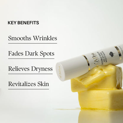d'alba Piedmont White Truffle Double Serum All-in-one Multi Balm, Stick Balm, Vegan Skincare with Vitamin C and Vegan Collagen