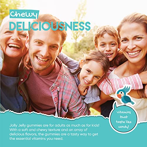 Marine Collagen Gummies by Jolly Jelly® - Wild-Caught Marine Collagen Tapioca Gummies - Type 1 Hydrolysed Collagen - Strawberry Flavour - 60 Gummies. JOLLY JELLYBuy Supplements Australia
