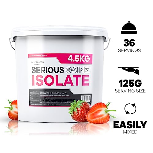 The Bulk Protein Company, Serious Gainz Isolate – 4.5kg – Whey Protein Powder The Bulk Protein CompanyBuy Supplements Australia