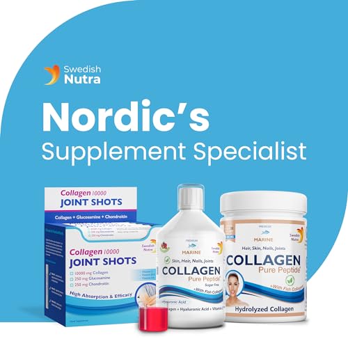 Swedish Nutra Liquid Marine Collagen - Sugar Free Berry Flavour | Minimize Fine Lines, Wrinkles & Improve Skin Elasticity Swedish NutraBuy Supplements Australia