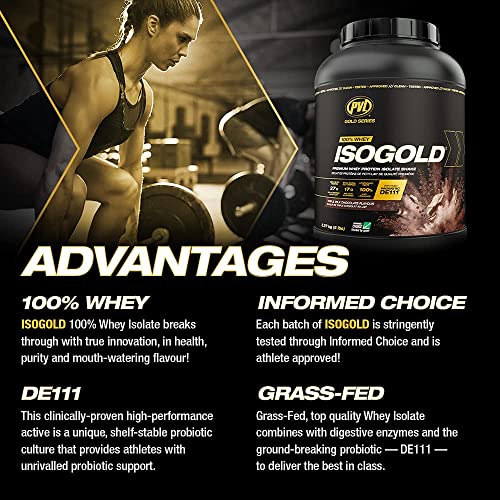 PVL ISO Gold – Grass Fed - Premium Isolate 100% Whey Protein Shake - Orange Krush'd - 908 g PVLBuy Supplements Australia