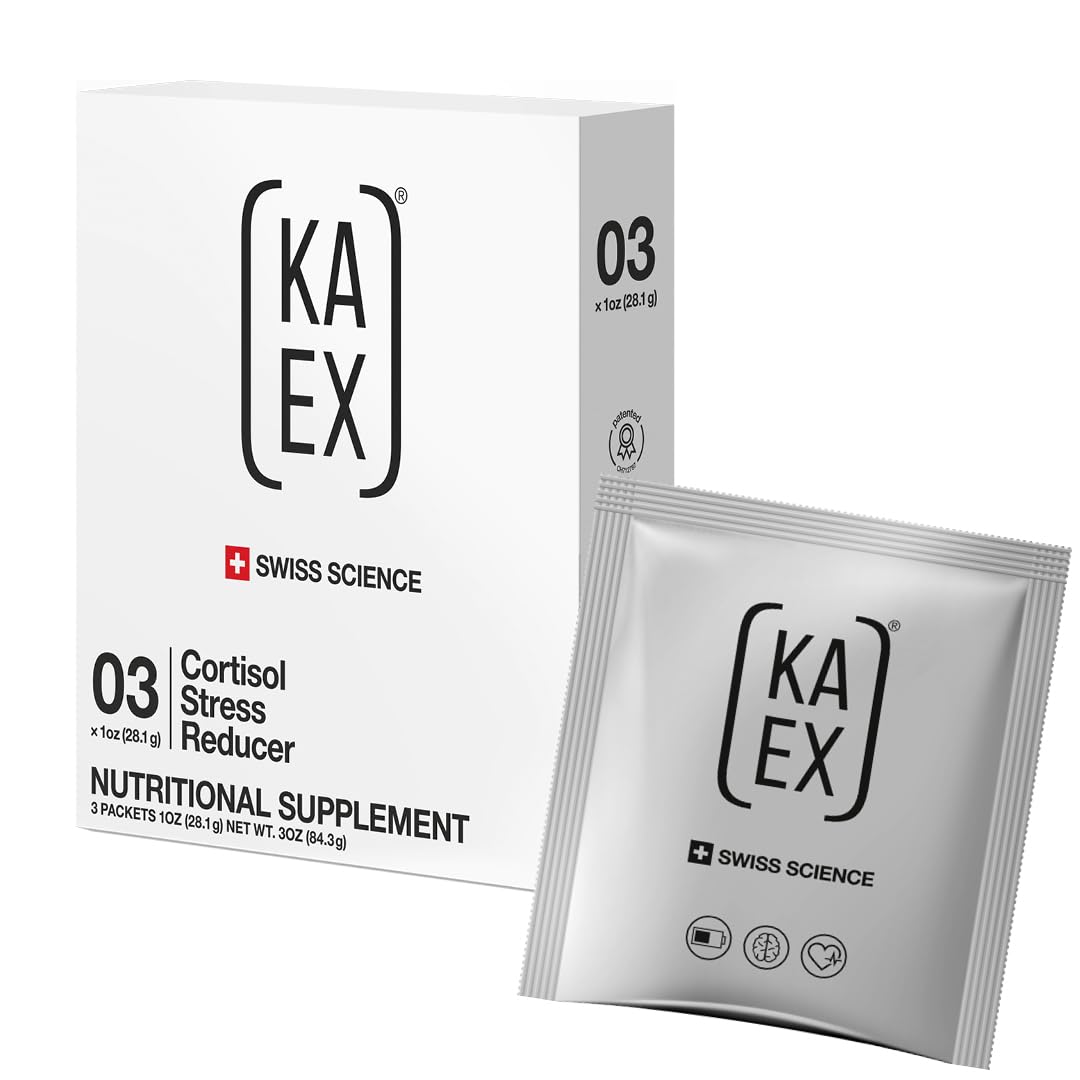 KA EX - Cortisol Stress Reducer for Athletes | Post-Workout Recovery Gamechanger | Clinically Tested and Trusted by Thousands of Pro Athletes | Swiss Science I Vegan (3 Pack) KA EXBuy Supplements Australia