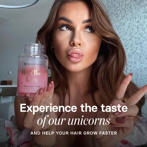 Bloom Hair Gummies for Faster Hair Growth & Biotin Vitamins for Rapid Hair Growth Bloom HairBuy Supplements Australia