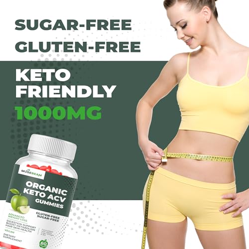 Organic Keto ACV Gummies Advanced Weight Loss - Gluten & Sugar Free Belly Fat Burner MuseBeamBuy Supplements Australia