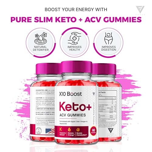 (2 Pack) X10 Boost Keto ACV Gummies, X10 Keto Boost Gummies Advanced Weight Loss FyvusBuy Supplements Australia