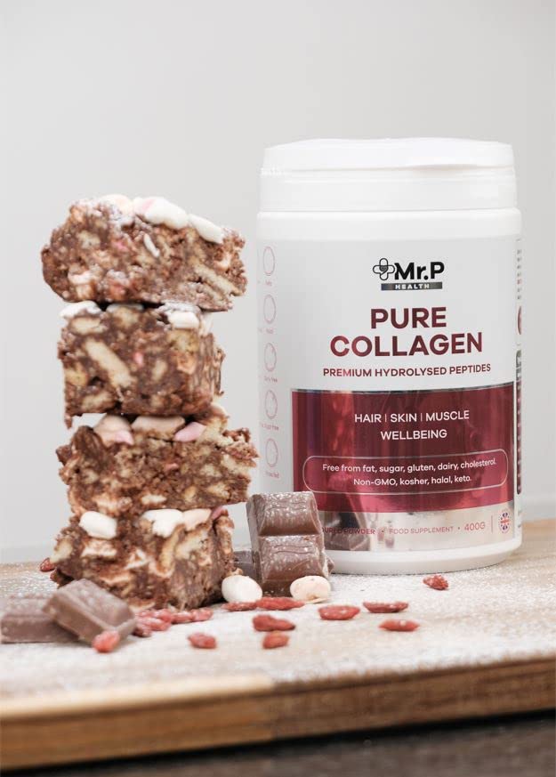 Mr.P Health Pure Collagen Peptides 400g Types I III Food Supplement Unflavoured Powder MR.P HealthBuy Supplements Australia