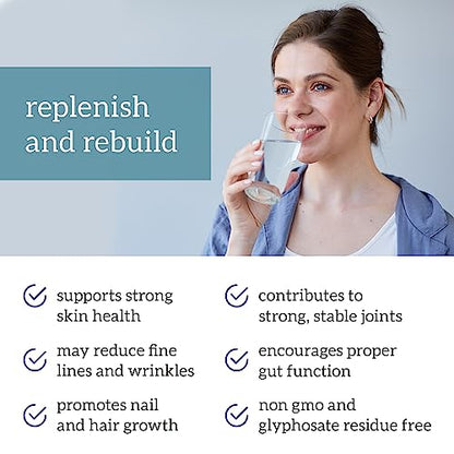 Organifi Collagen Powder - Fuller Hair, Stronger Nails, and Radiant Skin - Replenish OrganifiBuy Supplements Australia