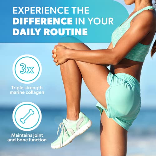 Marine Collagen Capsules - 1855mg - 120 Capsules - Enriched with Hyaluronic Acid & Vitamins C & E Hello PureBuy Supplements Australia