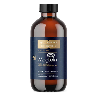 Quicksilver Scientific Liposomal Magtein - Magnesium Supplement for Brain Function Support - Stress, Sleep & Memory Support - Gluten-Free, Sugar-Free & Vegan - 15.2 fl oz (30 Servings) Quicksilver ScientificBuy Supplements Australia
