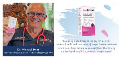 Biom Vaginal Probiotic Suppository: Natural Vaginal pH and Odor Control Regimen; Balance Biom ProbioticsBuy Supplements Australia