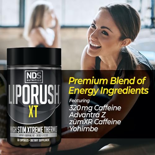 LIPORUSH NDS Nutrition XT - Super Concentrated Thermogenic with L-Carnitine & Teacrine LIPORUSHBuy Supplements Australia