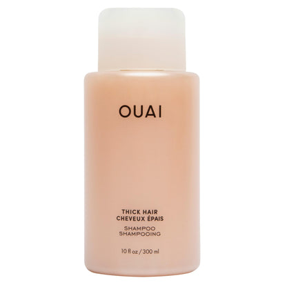 OUAI Thick Shampoo - Moisturizing Shampoo with Keratin, Marshmallow Root, Shea Butter, Avocado Oil for Thick Hair - Strengthens & Hydrates Strands - Paraben, Phthalate & Sulfate Free (10 Fl Oz) OUAIBuy Supplements Australia