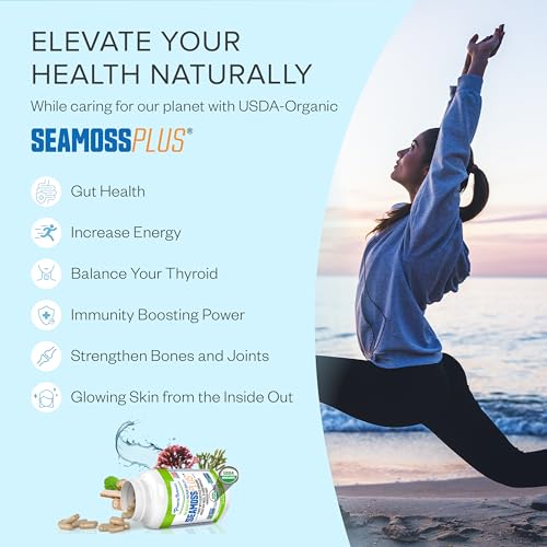 Power By Naturals Sea Moss Plus - USDA Certified Organic Wildcrafted Irish Seamoss Power By NaturalsBuy Supplements Australia