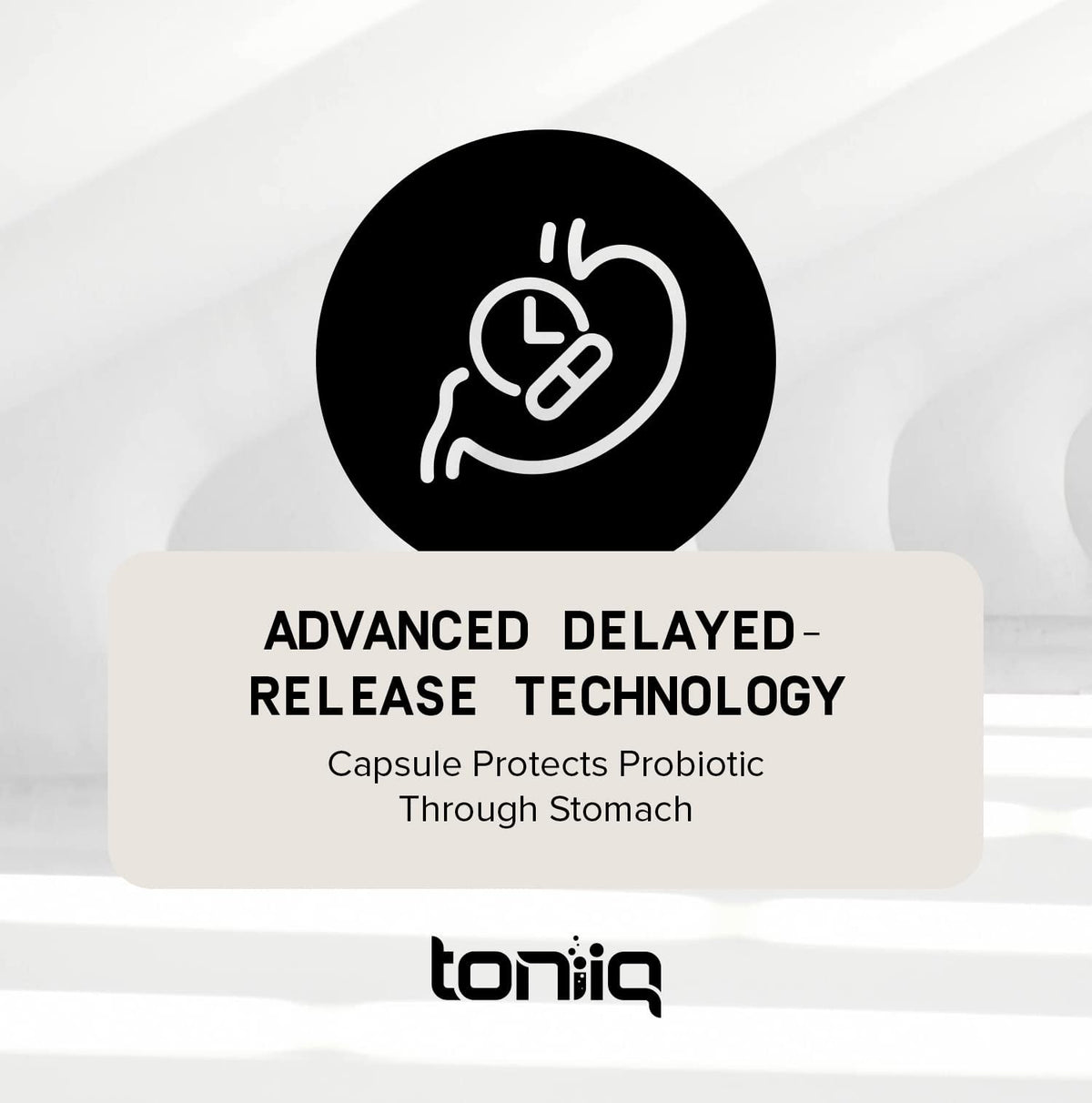 Toniiq 200 Billion CFU Probiotic Supplement 30 Verified Third-Party Tested Strains - Fully Shelf-Stable Probiotics Formula