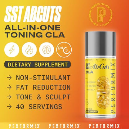 PERFORMIX - SST AbCuts - CLA 1,000 mg - Stim Free - Thermogenic