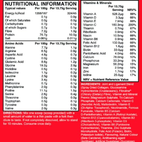 Vitacoll Gold Collagen Powder with Glucosamine Hydrochloride, Orange Passionfruit Flavor 415g VitacollBuy Supplements Australia