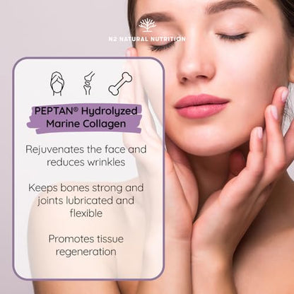 Marine Collagen with Hyaluronic Acid for Skin Care, Hair Care, Joints. Magnesium, Vitamin C. Hydrolysed Collagen Supplements N2 Natural NutritionBuy Supplements Australia