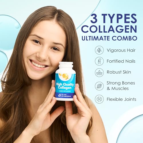 Premium 90 Marine Capsules - 530mg Natural Marine Collagen with Porcine & Bovine Collagen BLUE DIAMONDBuy Supplements Australia