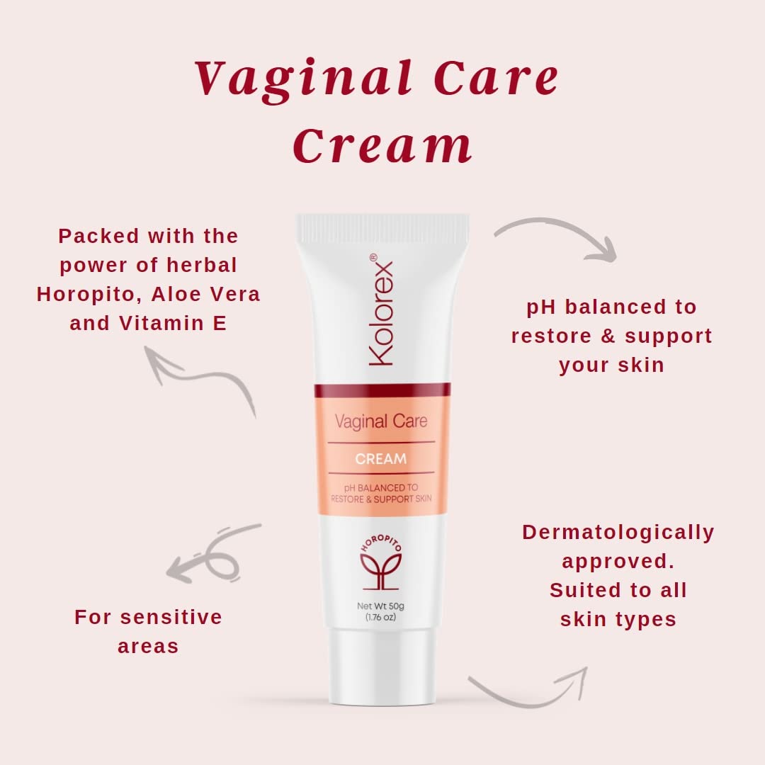 Kolorex® Vaginal CareCream, Natural Herbs soothes Intimate Areas, Replenish Sensitive Skin. KolorexBuy Supplements Australia