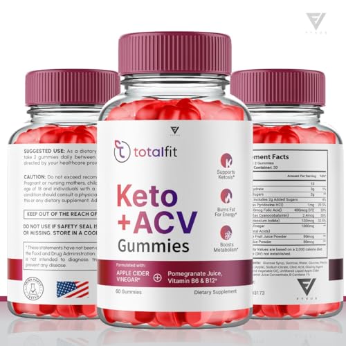 (2 Pack) Total Fit Keto ACV Gummies Advanced Weight Loss, Total Keto ACV Apple Cider FyvusBuy Supplements Australia