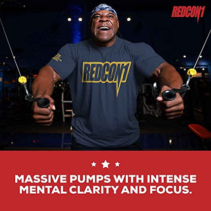 REDCON1 Total War Preworkout (Blue Lemonade) & Big Noise Non-Stim Preworkout Powder (Watermelon) Stack - Pre Workout Duo for Energy, Focus & Endurance - Keto (2 Products, 30 Servings Each)