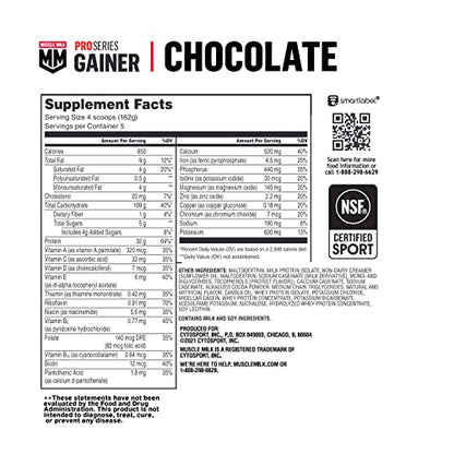 Muscle Milk Gainer Protein Powder, Chocolate, 32g Protein, 5 Pound Muscle MilkBuy Supplements Australia