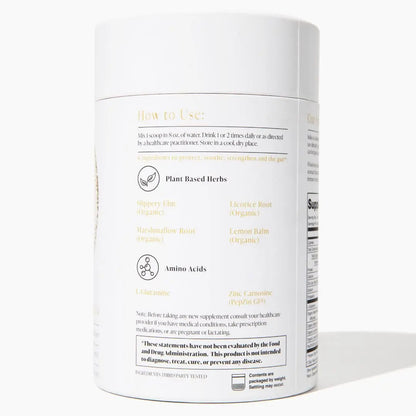 HOLISS Daily Gut Health Kit – 6-in-1 All Natural Supplement, Bloat & Gas Aid, GI Lining Repair, IBS Support – Lemon Balm, L-Glutamine, PepZinGI, Mixed Berry, 30 Servings, Electric Mixer & Spoon HOLISSBuy Supplements Australia