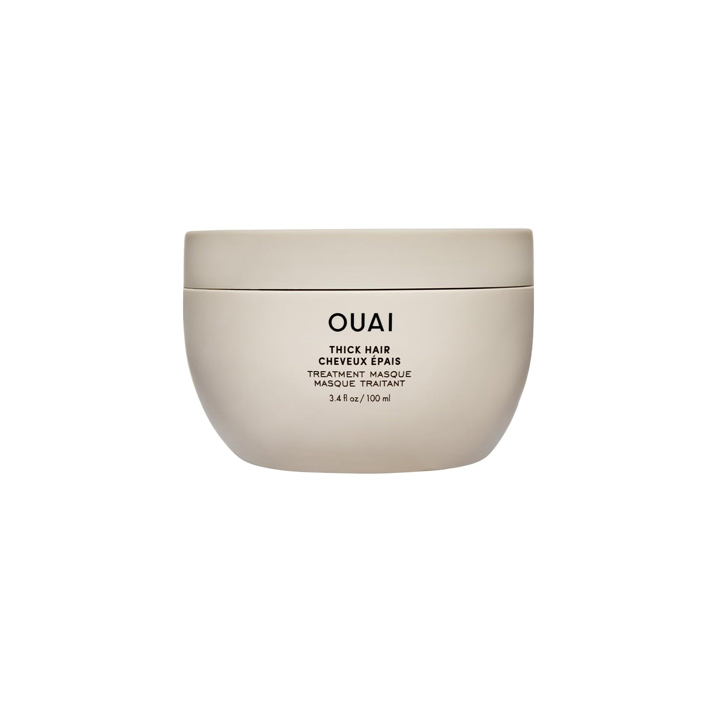 OUAI Thick Hair Mask - Treatment Masque with Almond Oil, Olive Oil, & Hydrolyzed Keratin to Restore Damaged Hair - Phthalate & Paraben Free Masque (3.4 Oz) OUAIBuy Supplements Australia